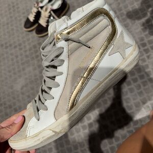 Golden Goose Mid with metallic detail size 38